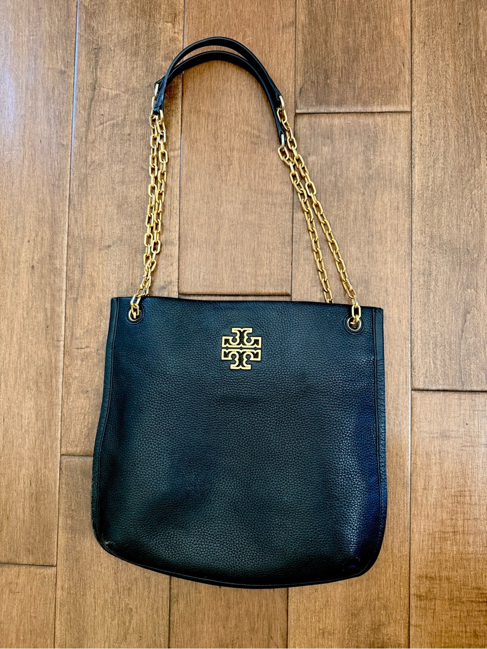 Tory Burch Britten convertible crossbody/shoulder bag– Black
